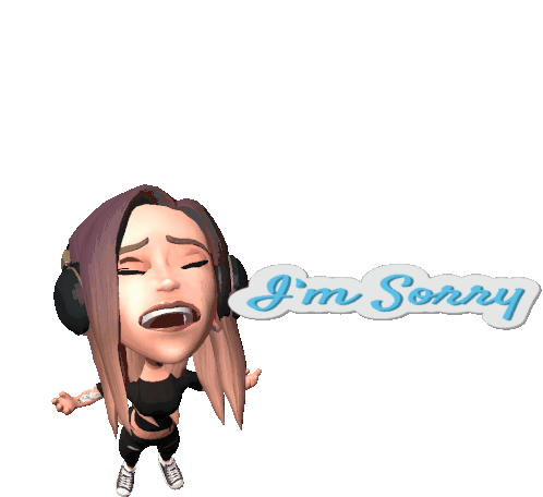 Im Sorry Mojichat Sticker - Im Sorry Mojichat Forgive Me Stickers