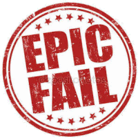 Epic Fail Logo Sticker - Epic Fail Logo Stars Stickers