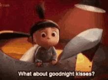 Despicable Me Agnes GIF - Despicable Me Agnes Goodnight Kiss GIFs