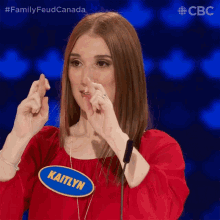 Fingers Crossed Family Feud Canada GIF - Fingers Crossed Family Feud Canada Hoping GIFs