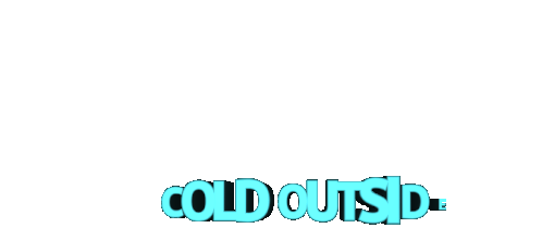 Cold Outside Cold Sticker - Cold Outside Cold Freezing Stickers