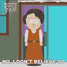 No I Dont Believe So South Park GIF - No I Dont Believe So South Park S9e13 GIFs