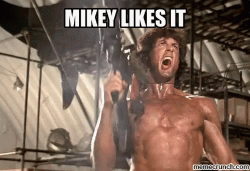 Mikey Likes It Stallone GIF - Mikey Likes It Stallone Rambo - Discover &  Share GIFs