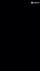 a blue lightning bolt on a black background with capcut written on the bottom right