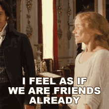 I Feel As If We Are Friends Already Georgiana Darcy GIF - I Feel As If We Are Friends Already Georgiana Darcy Pride And Prejudice GIFs