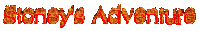 a logo for disney 's adventure with flames coming out of it