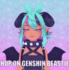 Mira Mirakurutaimu GIF - Mira Mirakurutaimu Hop On Genshin Beastie GIFs