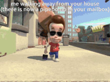 Jimmy Neutron Jimmy Neutron Meme GIF - Jimmy Neutron Jimmy Neutron Meme Me Walking Away From Your House GIFs