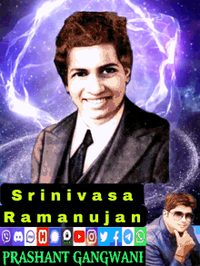 Srinivasa Ramanujan Indian Mathematician GIF - Srinivasa Ramanujan Indian Mathematician 22december1887 GIFs