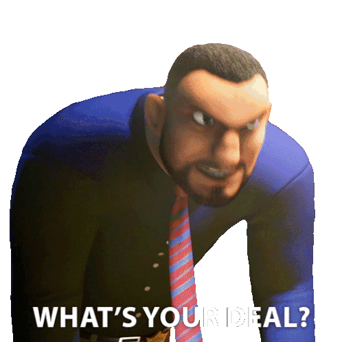 Whats Your Deal Detective Scott Sticker - Whats Your Deal Detective Scott Trollhunters Tales Of Arcadia Stickers