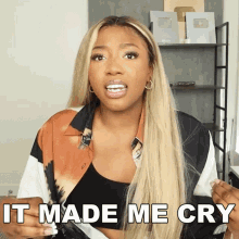 It Made Me Cry Courtney Adanna GIF - It Made Me Cry Courtney Adanna Courtreezy GIFs