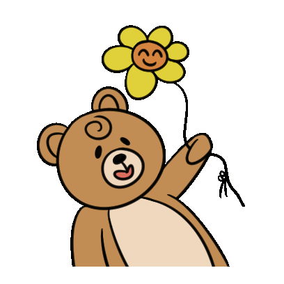 Bear Animal Sticker - Bear Animal Teddy Stickers