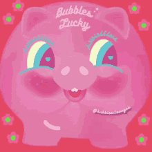 bubbles bubblesiloveyou pink pig oink