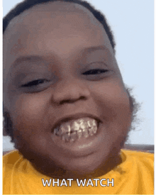 Gold Teeth Baby GIF - Gold Teeth Baby Smiling GIFs