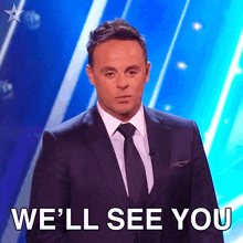 We'Ll See You Anthony Mcpartlin GIF - We'Ll See You Anthony Mcpartlin Britains Got Talent GIFs