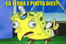 Terra Piattisti Terra Piatta GIF - Terra Piattisti Terra Piatta Mocking Spongebob Meme GIFs
