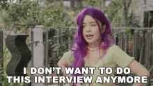 I Dont Want To Do This Interview Anymore Ariela GIF