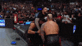 a fox live broadcast of a wrestling match is shown