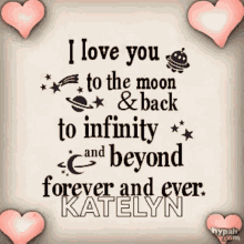 I Love You To The Moon And Back GIF - I Love You To The Moon And Back Heart GIFs
