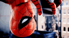 Texting Spiderman GIF