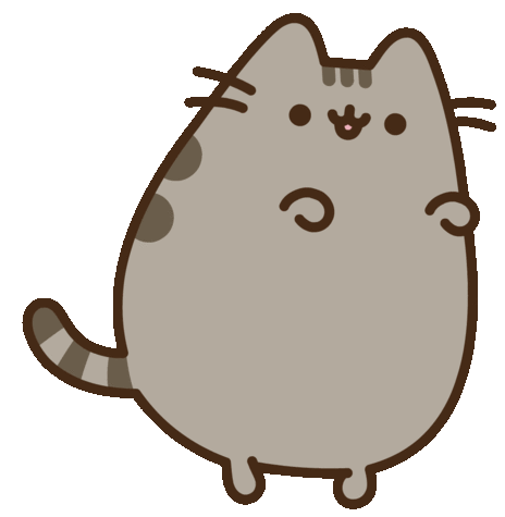 Pusheen Cute Cat Sticker - Pusheen Cute Cat Walking Slowly Stickers