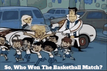 the replacements carter so who won the basketball match basketball who won