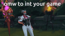 Omw To Int Your Game Renata GIF - Omw To Int Your Game Int Your Game Renata GIFs