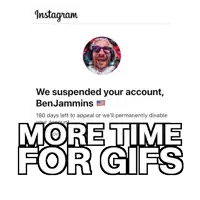 a sticker of a man with headphones and a scarf that says more time for gifs