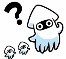 blooper squid what question mark super mario