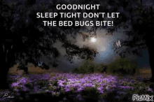 Sleep Tight Goodnight GIF - Sleep Tight Goodnight Flowers GIFs