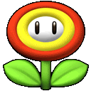 Flower Cup Icon Sticker - Flower Cup Icon Mario Kart Stickers