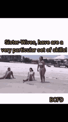 Bcfd Sister Wives GIF - Bcfd Sister Wives Beach GIFs