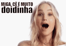 Cê é Doidinha / Jennifer Lawrence / Amiga / Miga GIF