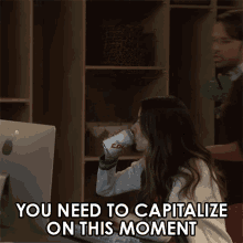 You Need To Capitalize On This Moment Miranda Cosgrove GIF - You Need To Capitalize On This Moment Miranda Cosgrove Carly Shay GIFs