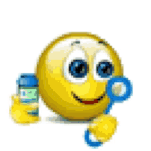 Bubbles Emoji GIF