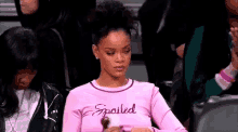 Rihanna Spoiled GIF - Rihanna Spoiled Glare GIFs