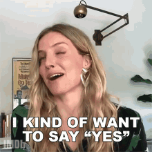Kind Of Want To Say Yes Annabelle Wallis GIF - Kind Of Want To Say Yes Annabelle Wallis Imdb GIFs