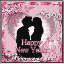 happy new year baby kiss i love you new year kiss