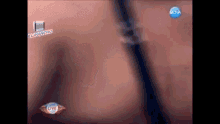 a close up of a person 's chest with a nova logo on the bottom