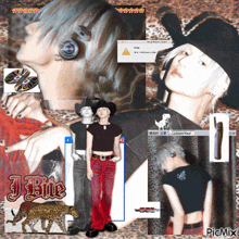a collage of images with the word j bite on the bottom