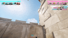a screenshot of a video game shows the team 1 and team 2