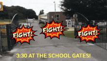 330 School Gates Fight Fight Fight GIF - 330 School Gates School Gates Fight Fight Fight GIFs