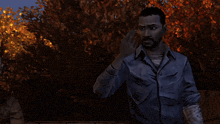 a man and a girl are standing next to each other in a video game and the girl says pink hmm