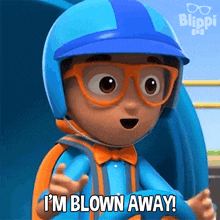 I'M Blown Away Blippi GIF - I'M Blown Away Blippi Blippi Wonders - Educational Cartoons For Kids GIFs