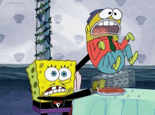 Spongebob Shred GIF - Spongebob Shred Ouch GIFs