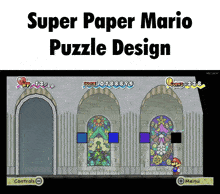 Super Paper Mario Puzzle Design GIF