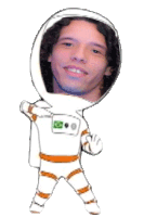 Marc_ronaldinho_astronauta Sticker - Marc_ronaldinho_astronauta Stickers