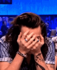 Harry Styles Face Palm GIF - Harry Styles Face Palm Embarrassed GIFs