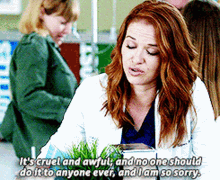 Greys Anatomy April Kepner GIF - Greys Anatomy April Kepner Its Cruel And Awful GIFs