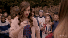 Shot Mary Mouser GIF - Shot Mary Mouser Samantha Larusso GIFs